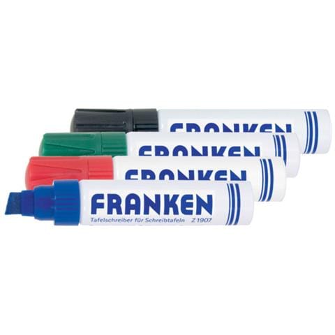 Jumbomarker Evidenziatore 4 Pz Punta Smussata Nero, Blu, Verde, Rosso - Foto 1