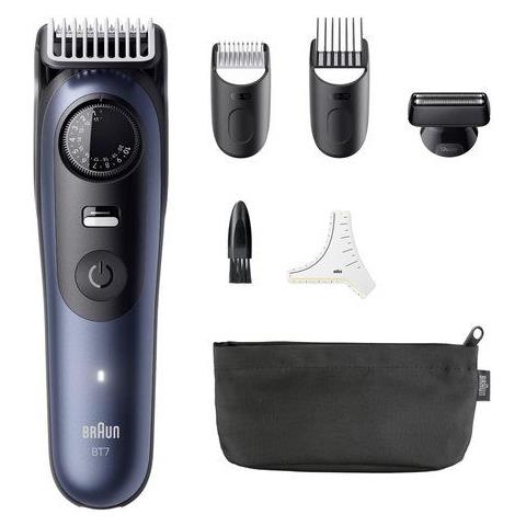 Regolabarba BT7520 Serie 7 con Autonomia 120 Minuti Impermeabile Colore Nero Blu - Foto 1