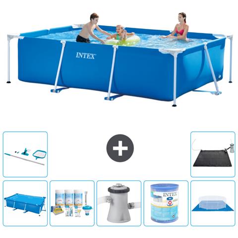 Piscina Fuori Terra - Rettangolo - 300x200x75 Cm - Blu - Include Accessori Coordinati A222 - Foto 1