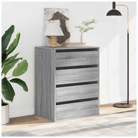 Lusso Casadino -  Cassettiera Angolare Grigio Sonoma 60x41x76cm Legno Multistrato - Foto 2