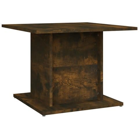 Tavolino Salotto Rovere Fumo 55,5x55,5x40cm Legno Multistrato - Foto 1