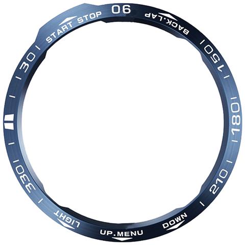 Ghiera Blu - Scritta Bianca Per Garmin Fenix 6x - Foto 1