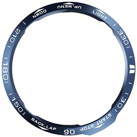 Ghiera Blu - Scritta Bianca Per Garmin Fenix 6x - Foto 2