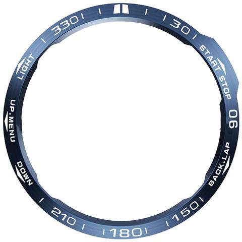 Ghiera Blu - Scritta Bianca Per Garmin Fenix 6x - Foto 3