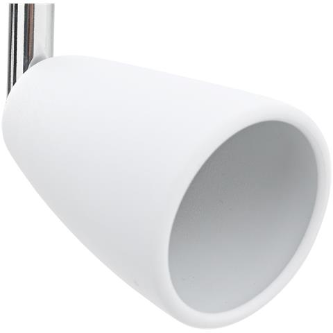 Faretto da soffitto 1 Via Regolabile Bianco GU10 - Foto 9