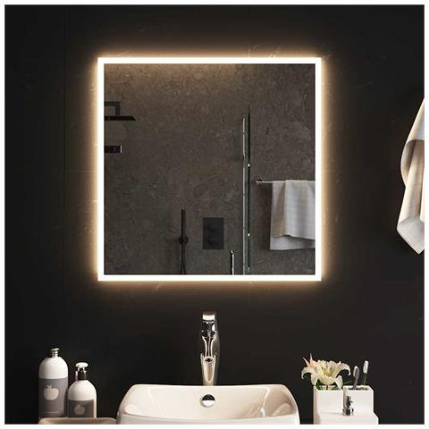 Specchio Da Bagno Con Luci Led 60x60 Cm - Foto 6