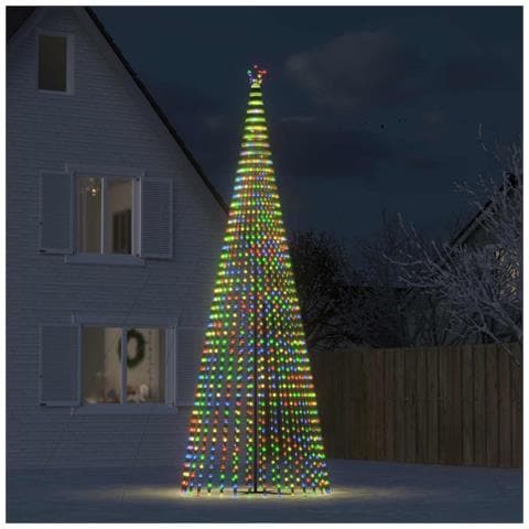 Albero di Natale a LED 1544 LED Colorato 500 cm - Foto 2
