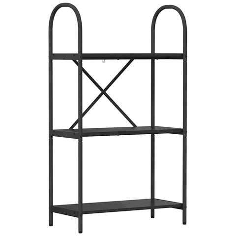 Libreria Rovere nero 60 x 30 x 109 cm Legno multistrato - Foto 1