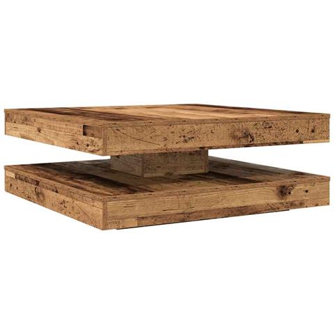 Tavolino da Caffè Girevole a 360 Gradi Antico 90x90x34,5 cm - Foto 1