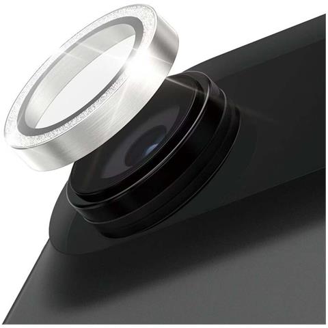Vetro Protettivo Obiettivo Fotocamera Per Iphone Air Glitter, Argento - Foto 1