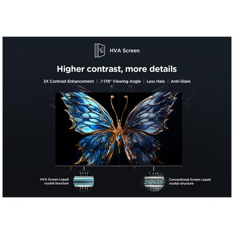 V6C 55V6C TV 139,7 cm (55") 4K Ultra HD Smart TV Wi-Fi Metallico 270 cd /m² - Foto 2