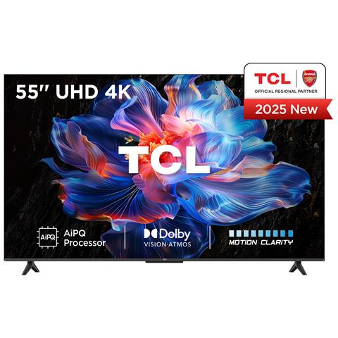 V6C 55V6C TV 139,7 cm (55") 4K Ultra HD Smart TV Wi-Fi Metallico 270 cd /m² - Foto 1