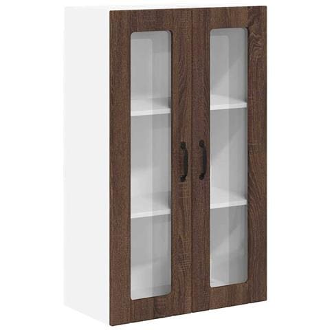 Pensile cucina con lo scaffale Rovere Marrone 60 x 31 x 100 cm - Foto 1