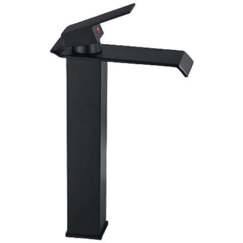 Rubinetto per lavabo da bagno, Blackswan, tipo M114, modello nero opaco, misura 30,6 cm - Foto 1