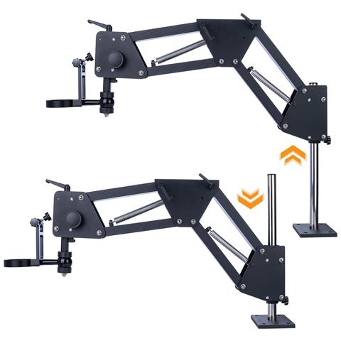 Braccio Per Microscopio Stereoscopico Wdms2 - Alluminio Super Duro, Regolazione Precisa | Lunghezza 35-80 Cm, Altezza 40 Cm | Uso Industriale - Foto 2