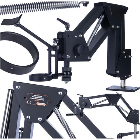 Braccio Per Microscopio Stereoscopico Wdms2 - Alluminio Super Duro, Regolazione Precisa | Lunghezza 35-80 Cm, Altezza 40 Cm | Uso Industriale - Foto 1