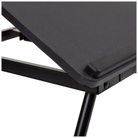 Tavolo Scrivania Pieghevole Nero 61x35,5x20h - Foto 8