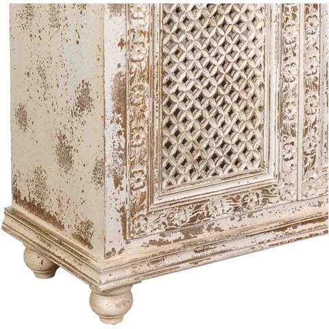 Armadio Artigianale In Legno Bianco 104x43x188h Cm - Foto 8