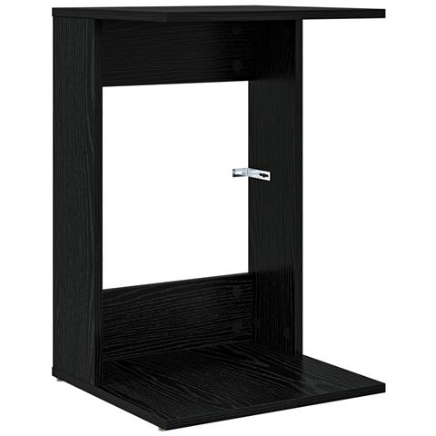 Tavolo laterale Rovere Nero 40 x 38 x 62,5 cm Legno multistrato - Foto 1