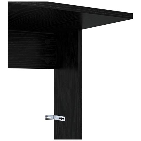 Tavolo laterale Rovere Nero 40 x 38 x 62,5 cm Legno multistrato - Foto 9