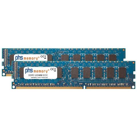 Memoria Phs Da 16 Gb (2x8 Gb) Kit Di Memoria Ram Per Netgear Readynas Rn 31843d Ddr3 Udimm Ecc 1600 Mhz Pc3l-12800e (sp157532) - Foto 1