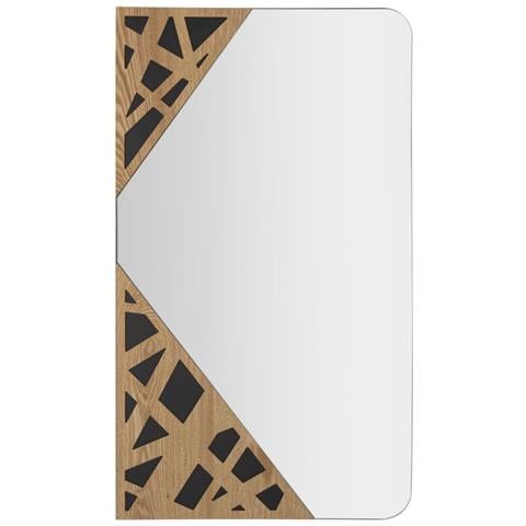 Specchio Con Cornice Vkh481-multicolore-mdf-50x1x90 Cm - Foto 1