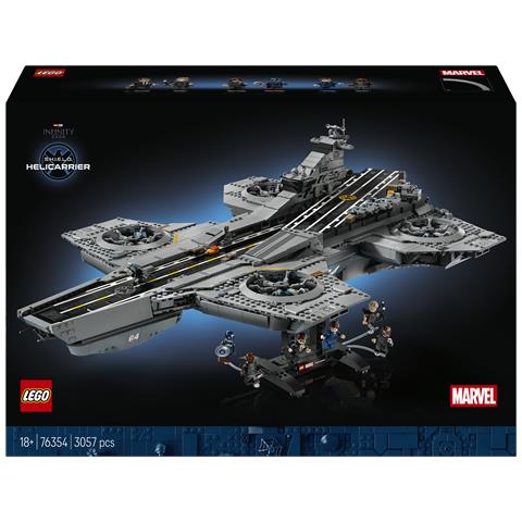 | Marvel 76354 Elivelivolo S.H.I.E.L.D. - Kit di Modellismo per Adulti con 6 Minifigure, Regalo per i Fan degli Avengers - Foto 1