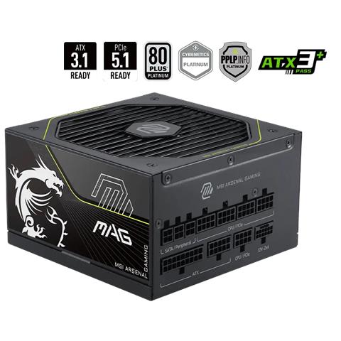MAG A1200PLS PCIE5 alimentatore per computer 1200 W 20+4 pin ATX ATX Nero - Foto 1