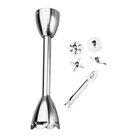 61671 - Frullatore elettrico con tritatutto e bicchiere da 500 ml, 700 W - Grigio - Foto 3