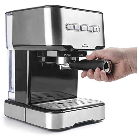69256 - Macchina da caffè espresso con 2 erogatori di caffè e funzione di riscaldamento /schiuma del latte, - Foto 2