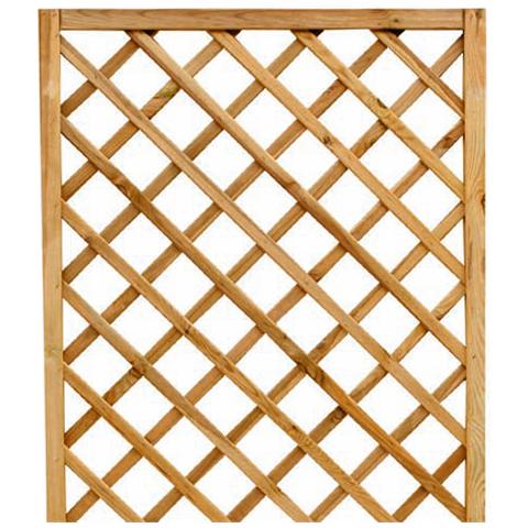 Pannello Grigliato Rettangolare in Pino 4 Pezzi - Foto 2