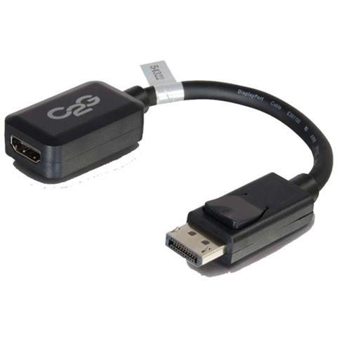 20cm DisplayPort M / HDMI F DisplayPort HDMI Nero cavo di interfaccia e adattatore - Foto 2
