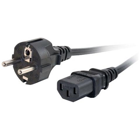 ALIM15 1.5m CEE7/7 Schuko Accoppiatore C13 Nero cavo di alimentazione - Foto 1