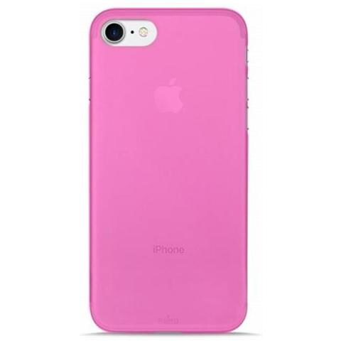 Custodia TPU Ultra-Slim ''0.3'' per iPhone 7 con Screen Protector - Rosa Shocking - Foto 2