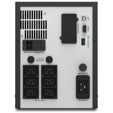Gruppo di Continuità (UPS) Easy UPS SMV a Linea Interattiva 3000VA / 2100W 6 Prese AC / 1x USB - Foto 3