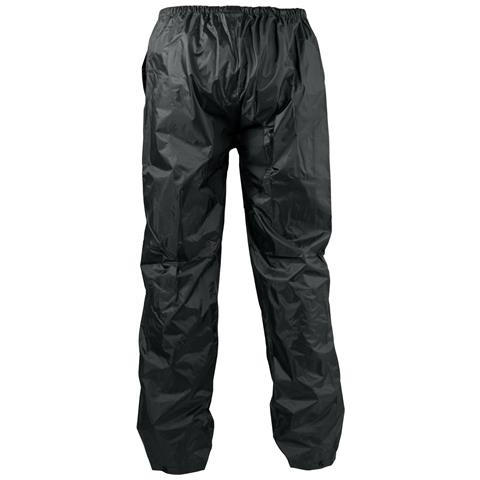 Pantaloni Antipioggia Impermeabili Antiacqua Anti Vento Foderato Moto Nero 3xl - Foto 1