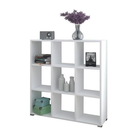 Libreria Londra S - Mobile Da Parete, Scaffale - Con Ripiani - Da Salotto, Ufficio - Bianco In Legno, 106 X 33 X 109 Cm - Foto 2