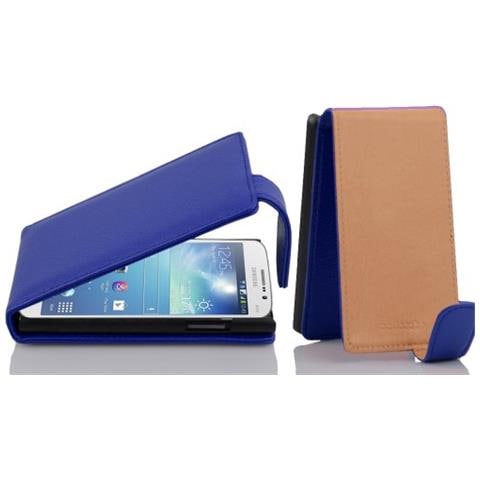 Custodia Compatibile Con Samsung Galaxy Mega 5.8 In Blu Reale - Coperchio Protettivo In Design Flip Realizzato In Similpelle Testurizzata - Foto 1