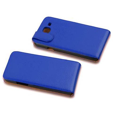 Custodia Compatibile Con Samsung Galaxy Mega 5.8 In Blu Reale - Coperchio Protettivo In Design Flip Realizzato In Similpelle Testurizzata - Foto 6