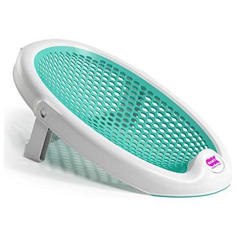 Jelly - Sdraietta Da Bagno Richiudibile, Morbida Confortevole E Per Il Bagnetto Del Neonato 0-8 Mesi (8kg) - Turchese - Foto 1