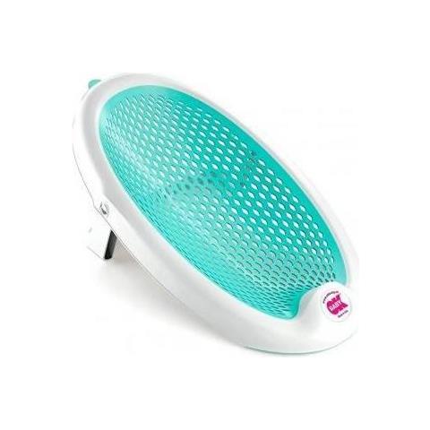 Jelly - Sdraietta Da Bagno Richiudibile, Morbida Confortevole E Per Il Bagnetto Del Neonato 0-8 Mesi (8kg) - Turchese - Foto 6