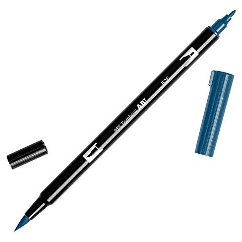 Abt 526 Doppia Punta: Pennello E Penna, Colore Blu (526 True Blue)  - Foto 1