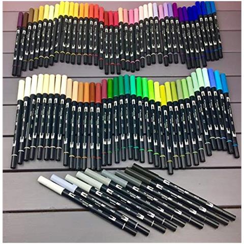 Abt 526 Doppia Punta: Pennello E Penna, Colore Blu (526 True Blue)  - Foto 3