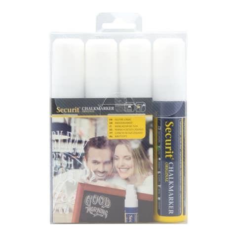 Pennarelli A Gesso Liquido A Punta Grande 7-15 Mm Assortiti Set Da 4 Pennarelli - Sma720-v4 - Foto 1