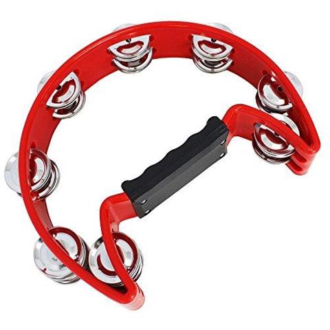 A-star Half Moon Tambourine - Red - Foto 2