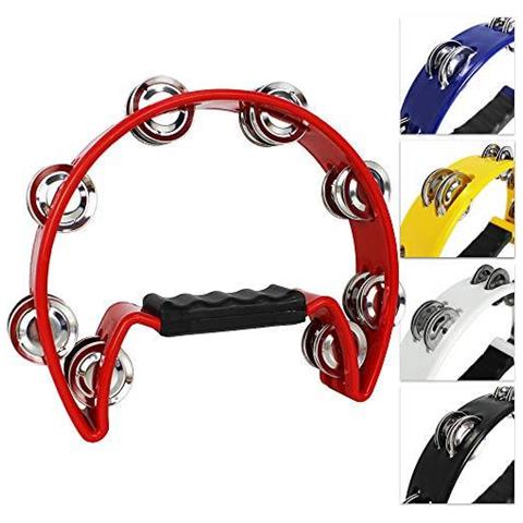 A-star Half Moon Tambourine - Red - Foto 1