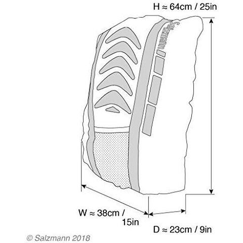 3m Reflective Copertura Per Zaino Alta Visibilit Impermeabile Resistente Agli Agenti Atmosferici Realizzato Con 3m Scotchlite - Foto 2
