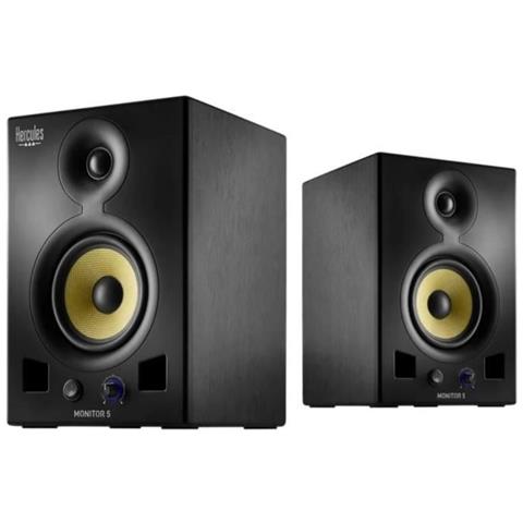 Monitor Altoparlante Hercules 5-2 Volte 80 Watt Rms - 160 Watt Potenza Di Picco - Bi Amplificazione Lf 50 Watt E Hf 30 Watt - Foto 1