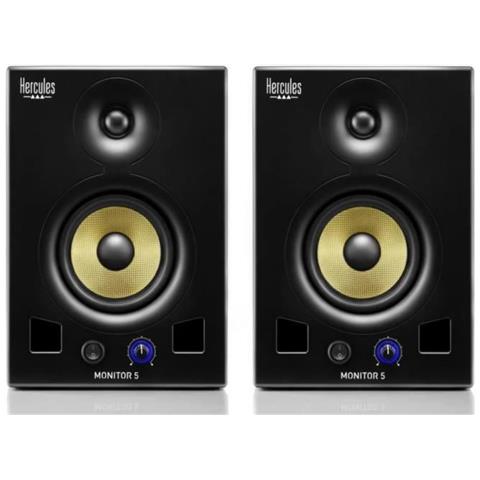 Monitor Altoparlante Hercules 5-2 Volte 80 Watt Rms - 160 Watt Potenza Di Picco - Bi Amplificazione Lf 50 Watt E Hf 30 Watt - Foto 2