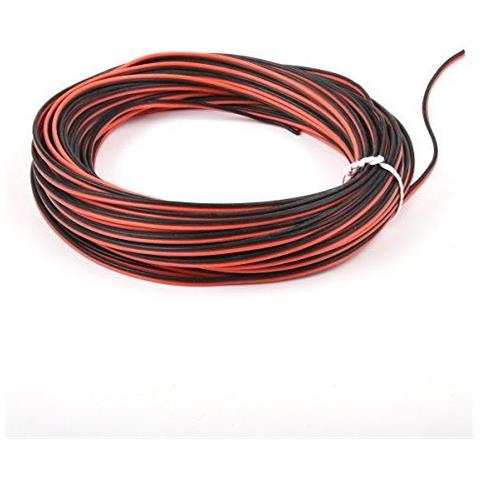 22awg 0.32mm Legare Elettrico 2 Conductor Parallelo Wire Del Silicone 20 Metri Nero 10m Red 10m 22 Gauge 200 Deg C 600v Cavo Del Cavo Di Prolunga Flessibile Stranded Rame Stagnato Filo Collegamento Conduttore - Foto 4